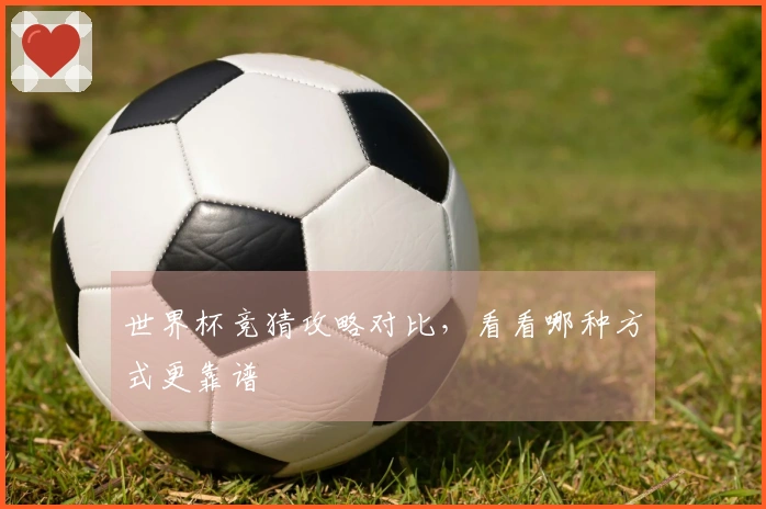 世界杯竞猜攻略对比，看看哪种方式更靠谱
