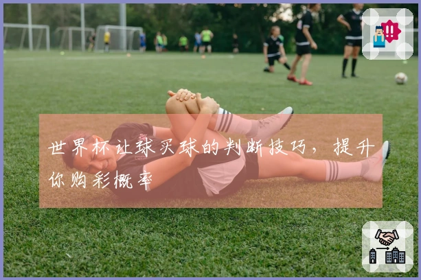 世界杯让球买球的判断技巧，提升你购彩概率
